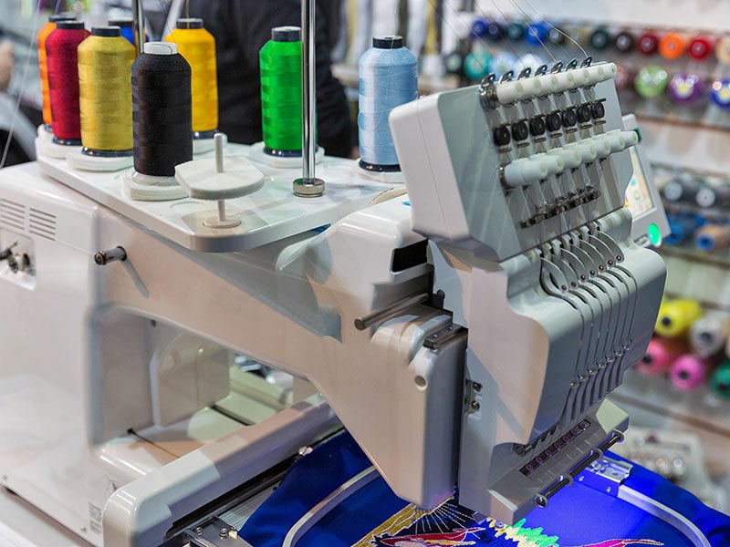 Commercial Embroidery Machines