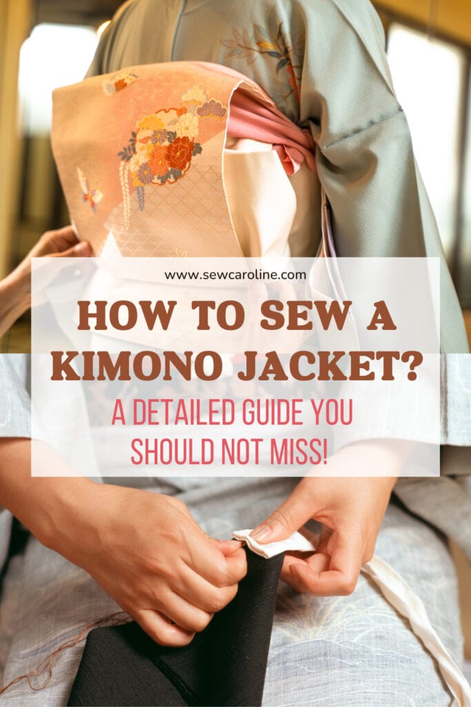 How To Sew Kimono Jacket